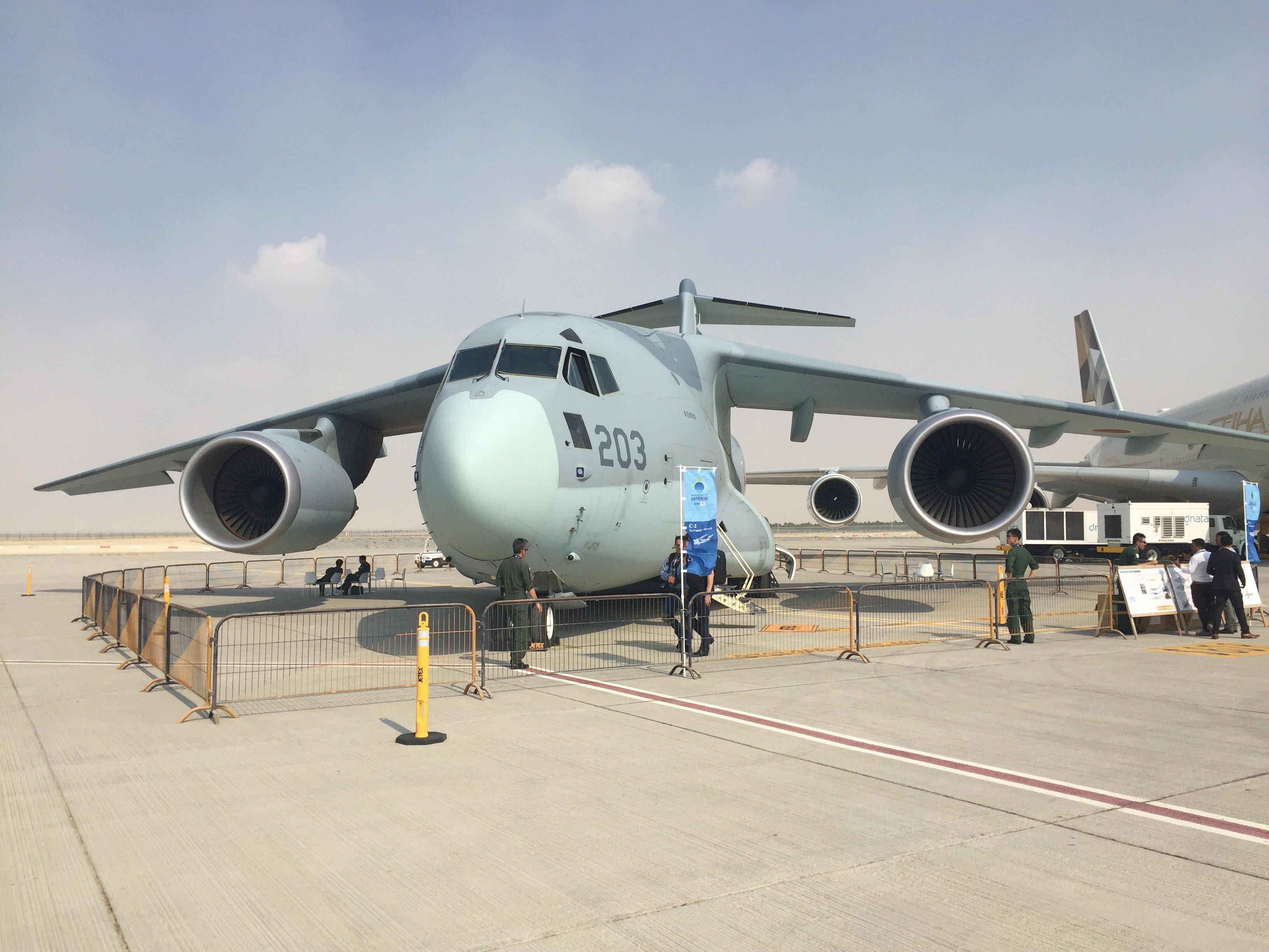 Japan's C-2 airlifter makes its international debut