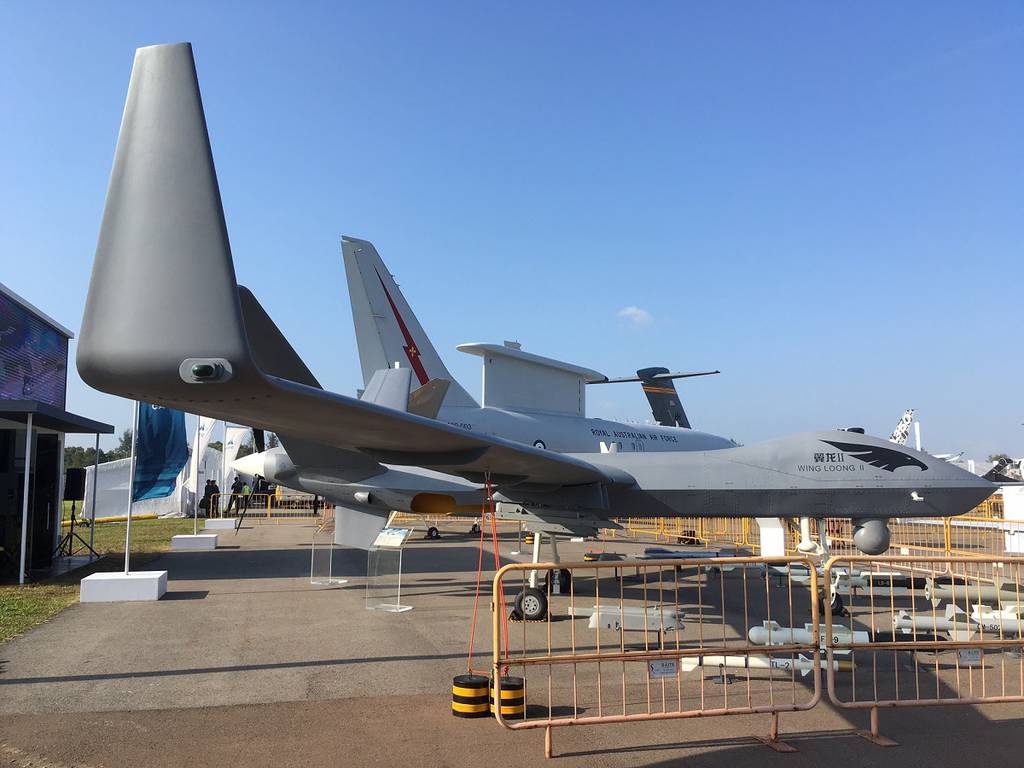 Chinese firm shows off two drones in a first for Singapore Airshow