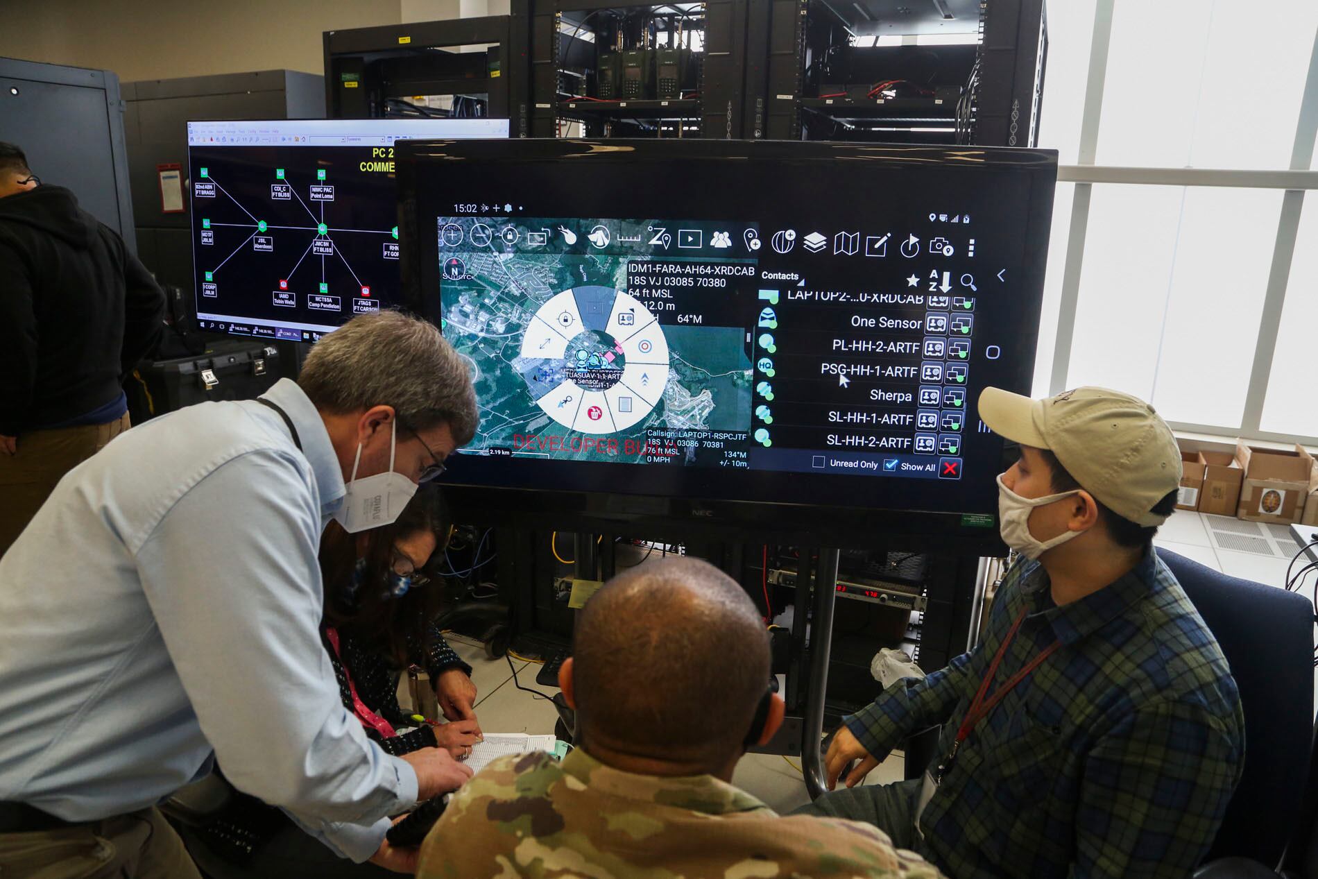 U.S. Army command and control exercise