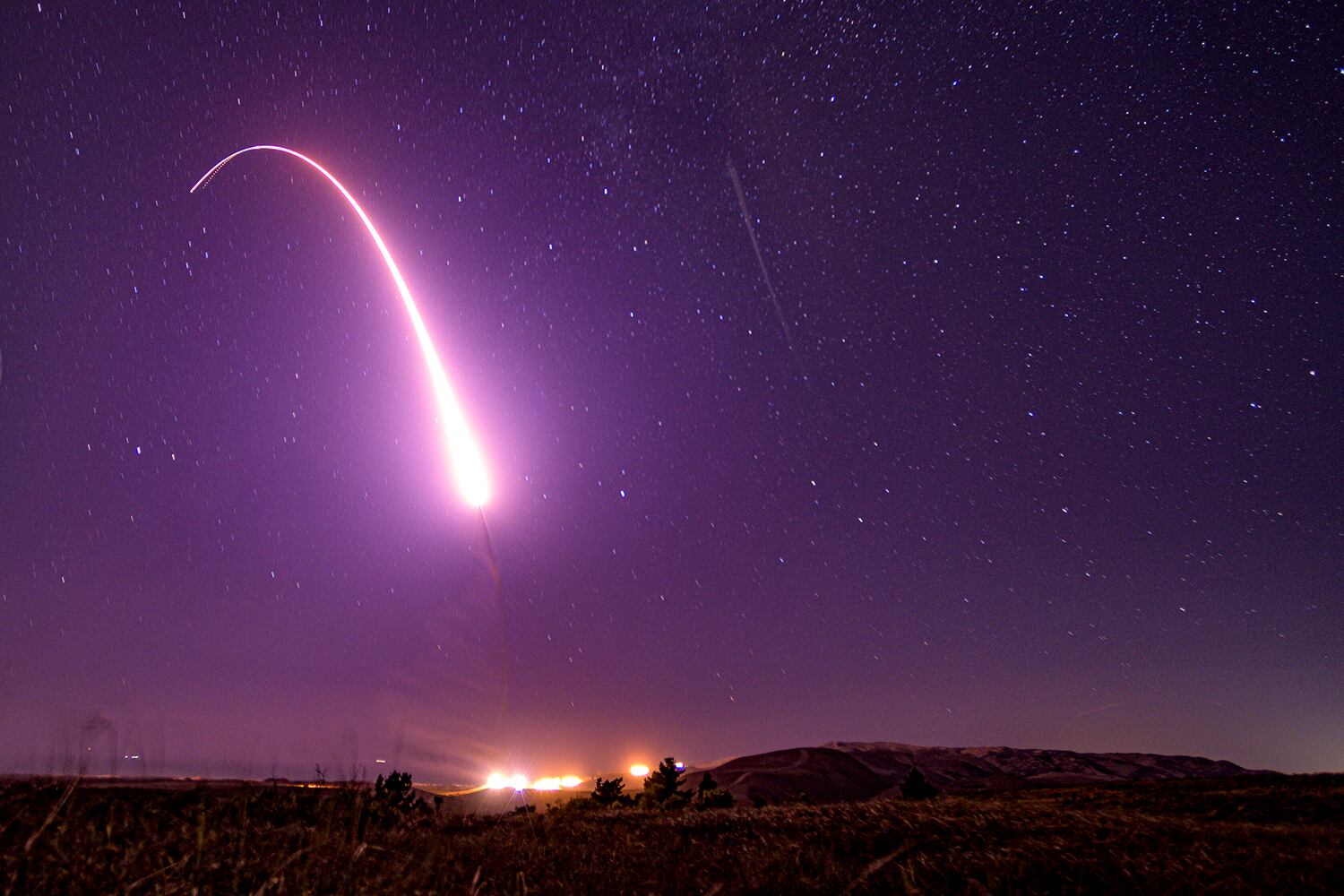 Minuteman III intercontinental ballistic missile test