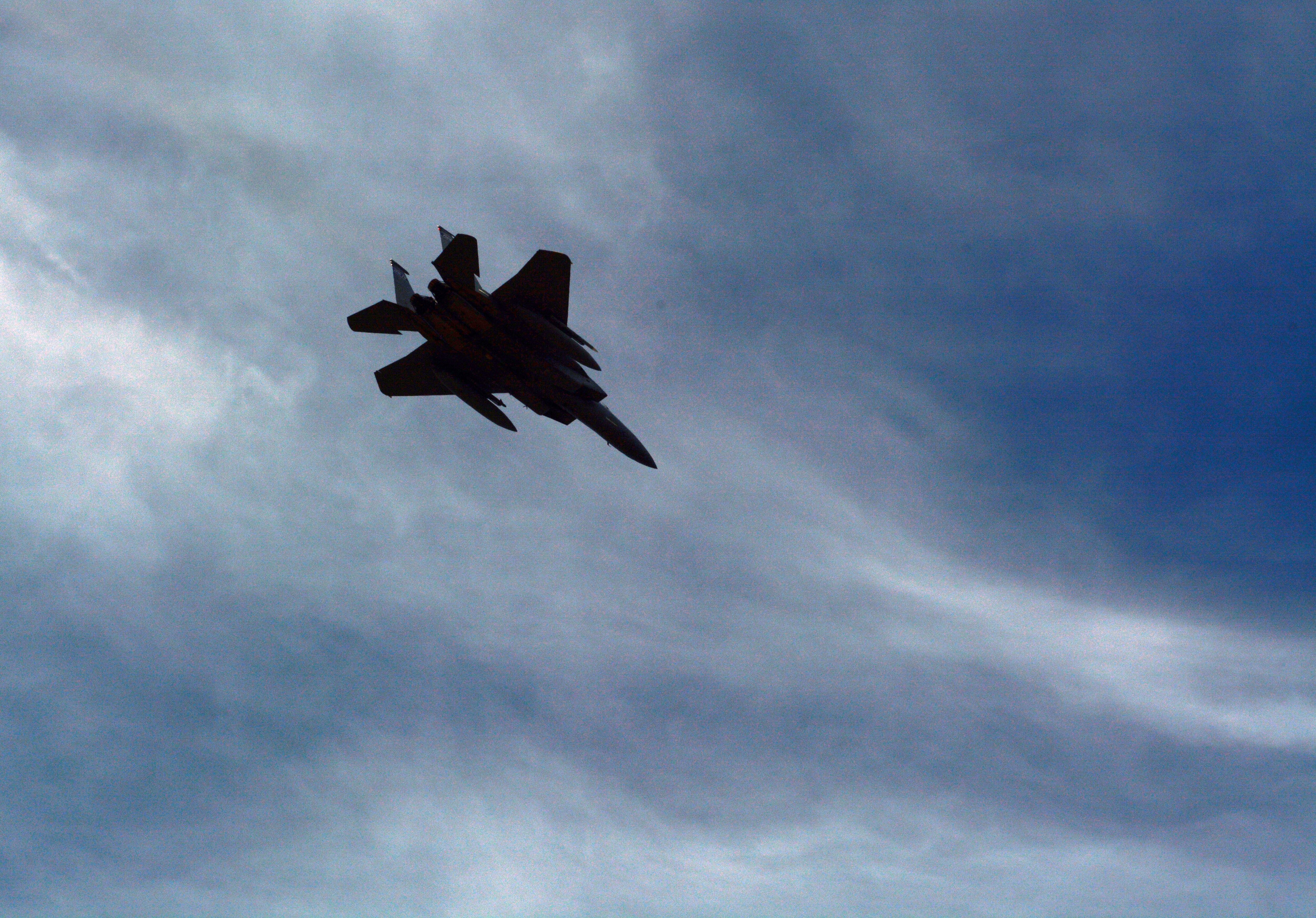 159th Fighter Squadron pilots take off from the 125th Fighter Wing in Jacksonville, Florida, on August 26, 2016.